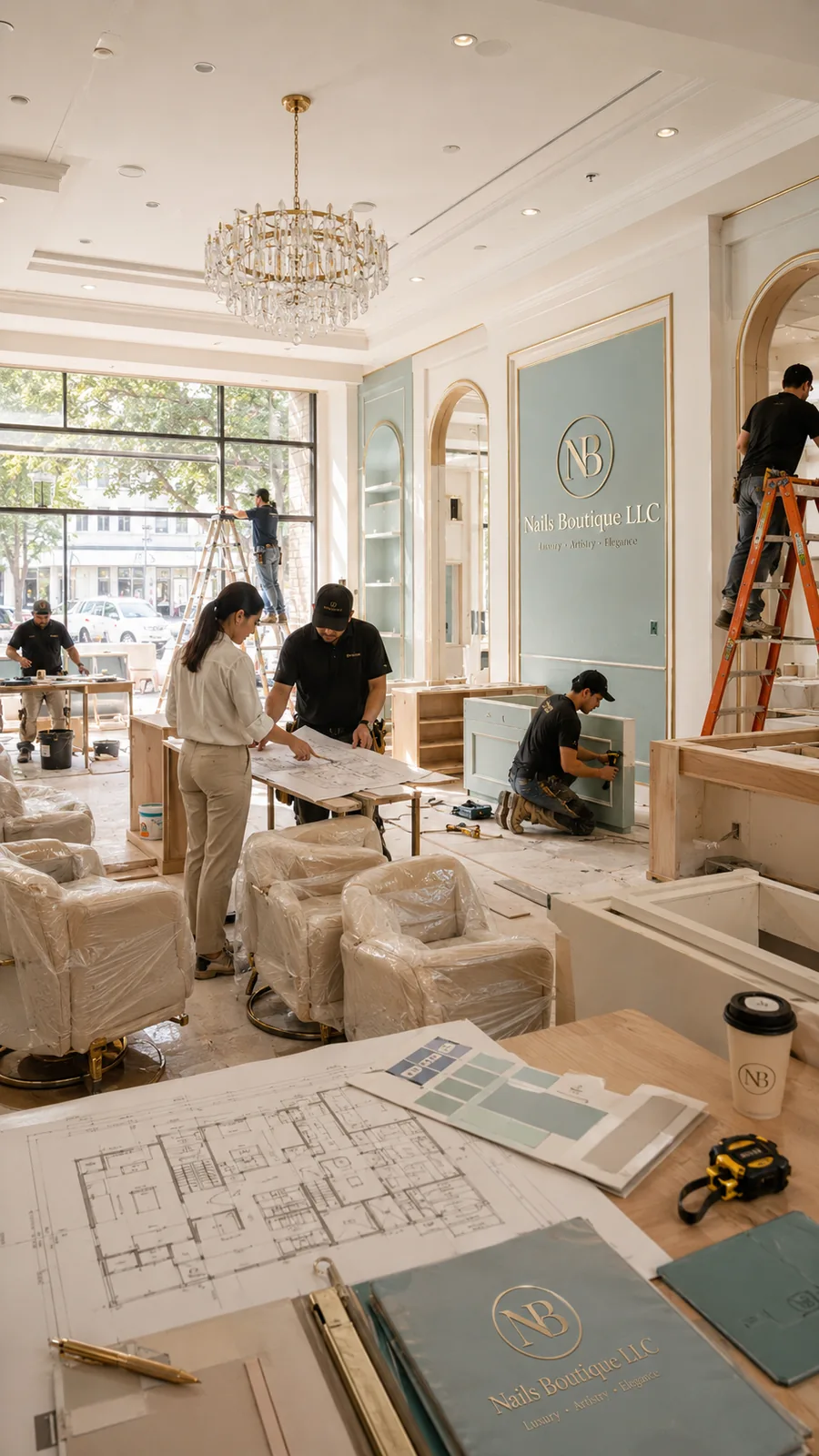 Nail salon construction and remodeling
